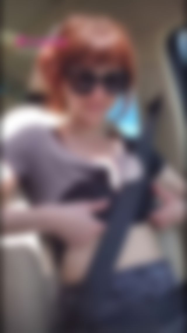 Fun in the car! #public #tits #flashing #car #glasses TikTok Porn