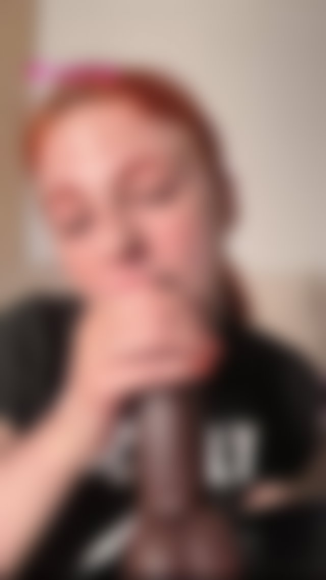 Redhead in black crop top and big dildo suck. Sub OF #deepthroat #dildo #blowjob #redhead TikTok Porn