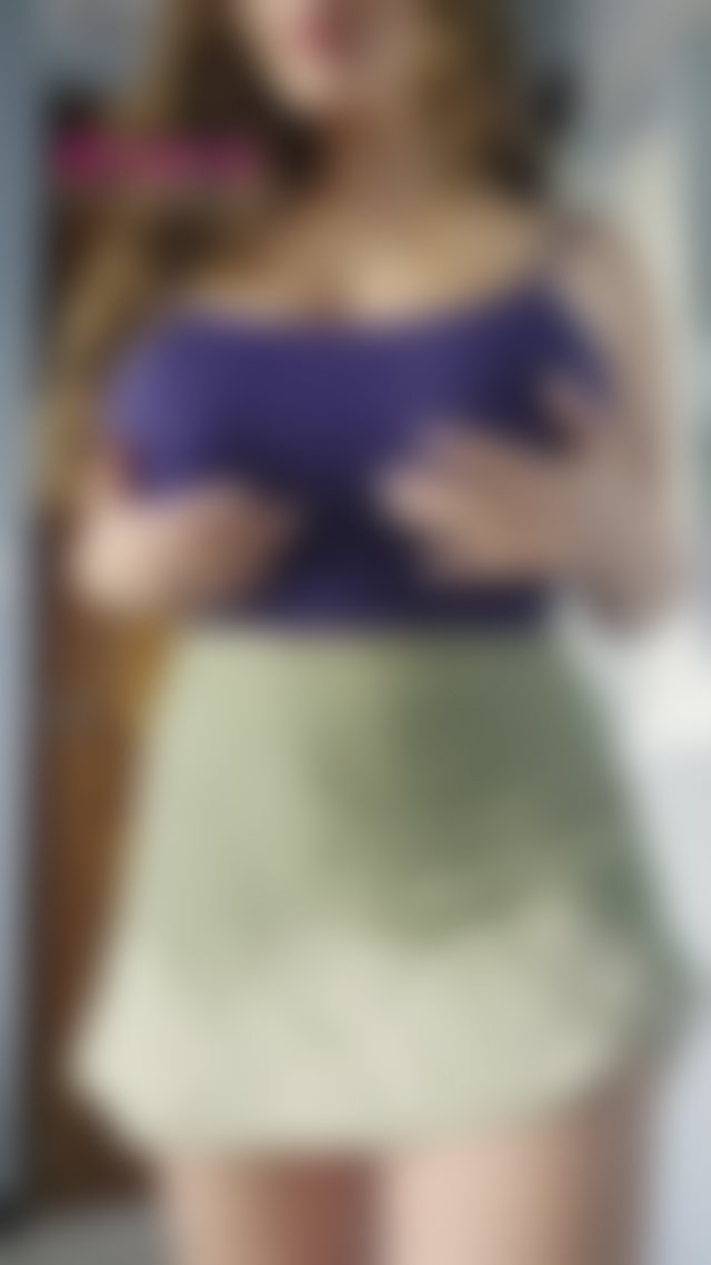 My titties look ENORMOUS with such a short skirt...🤭🥰 TikTok Porn