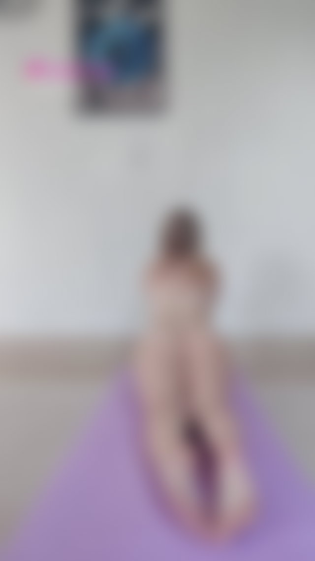 This yoga pose makes my pussy look so good today 🧘 #nudeyoga TikTok Porn