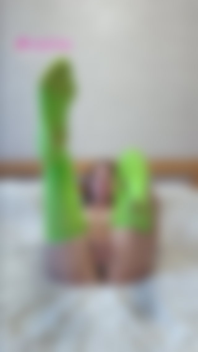 Legs raised high in neon green stockings with thong pulled aside she touches herself more on OnlyFans #stockings #masturbation #wet #wetpussy #fingering TikTok Porn