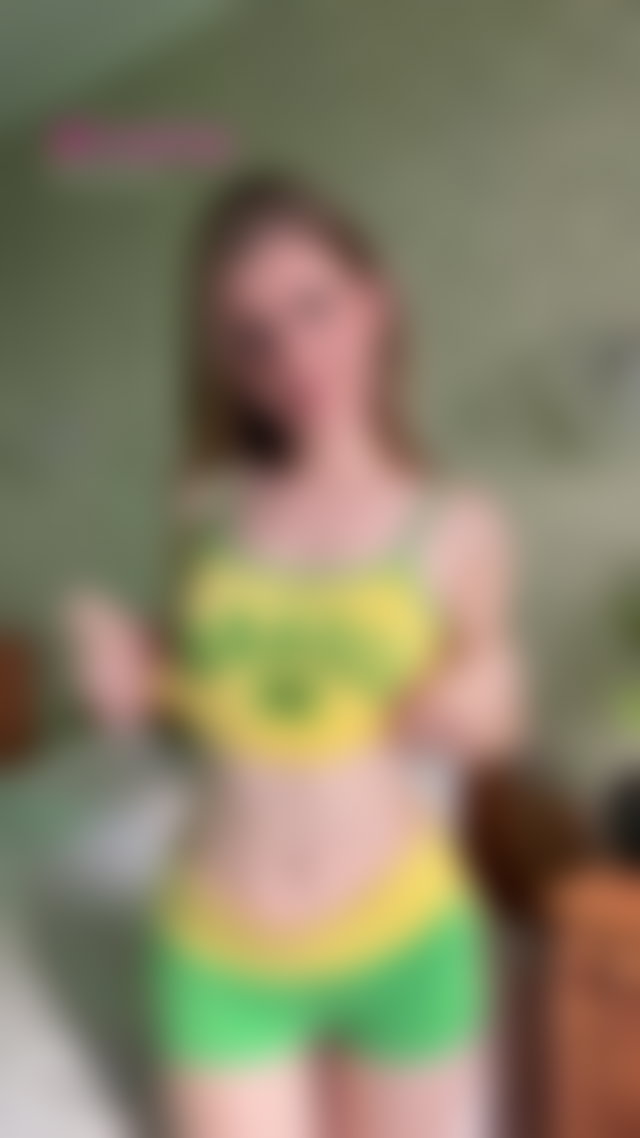 Obsessed with how this yellow top feels on me 💕 #boobs #boobies #tits #titsplay TikTok Porn