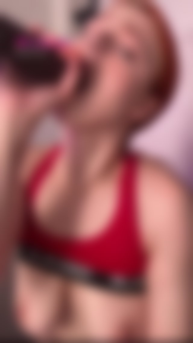 Tempting redhead with deepthroat.. Sub OF #deepthroat #blowjob #dildo TikTok Porn