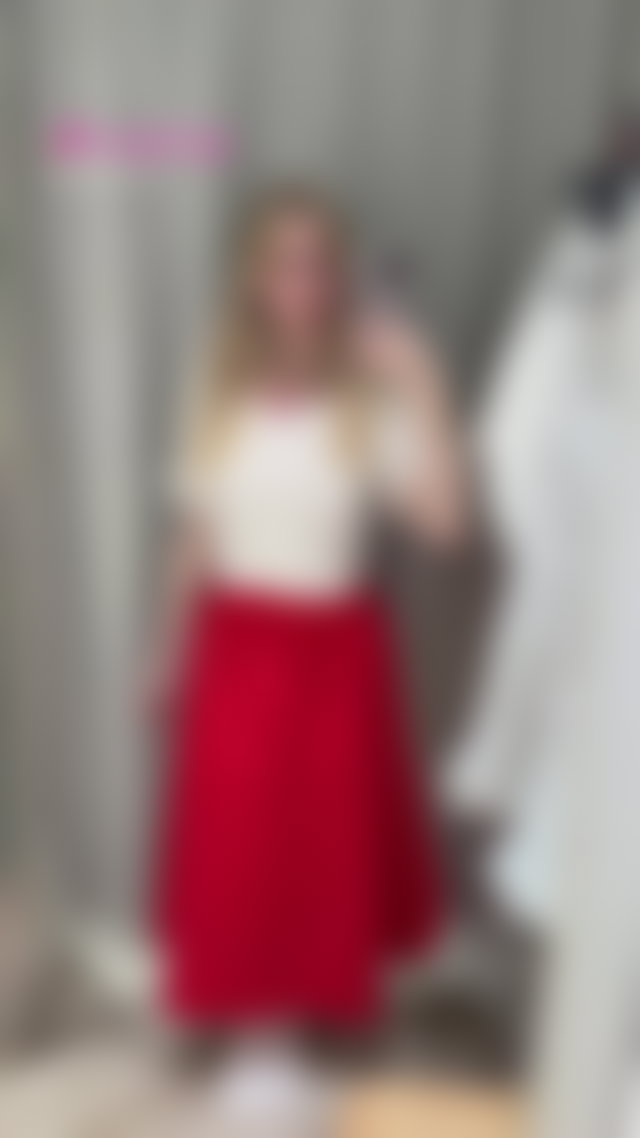 Grabbed my shirt and pulled up my skirt to show off everything in here. Get access OnlyFans right now #fittingroom #teasing #nsfw TikTok Porn