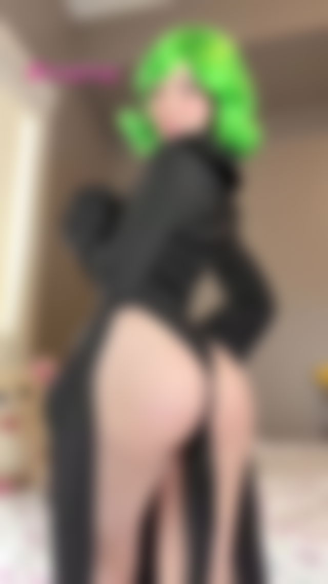Cosplay tatsumaki from one punch man #anime #cosplay #naked #ass #cute TikTok Porn
