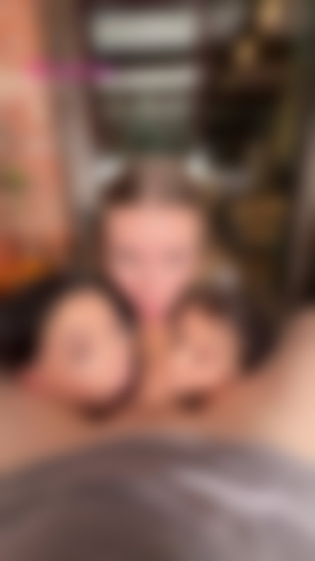Hot backstages 💦 #brunette #pov #blowjob #doubleblowjob #threesome TikTok Porn