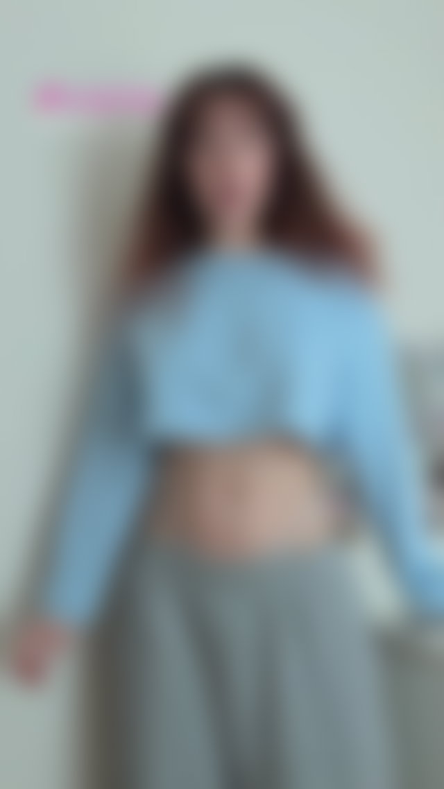 blue top feels so soft 🫐✨ #solo #tits #boobs TikTok Porn