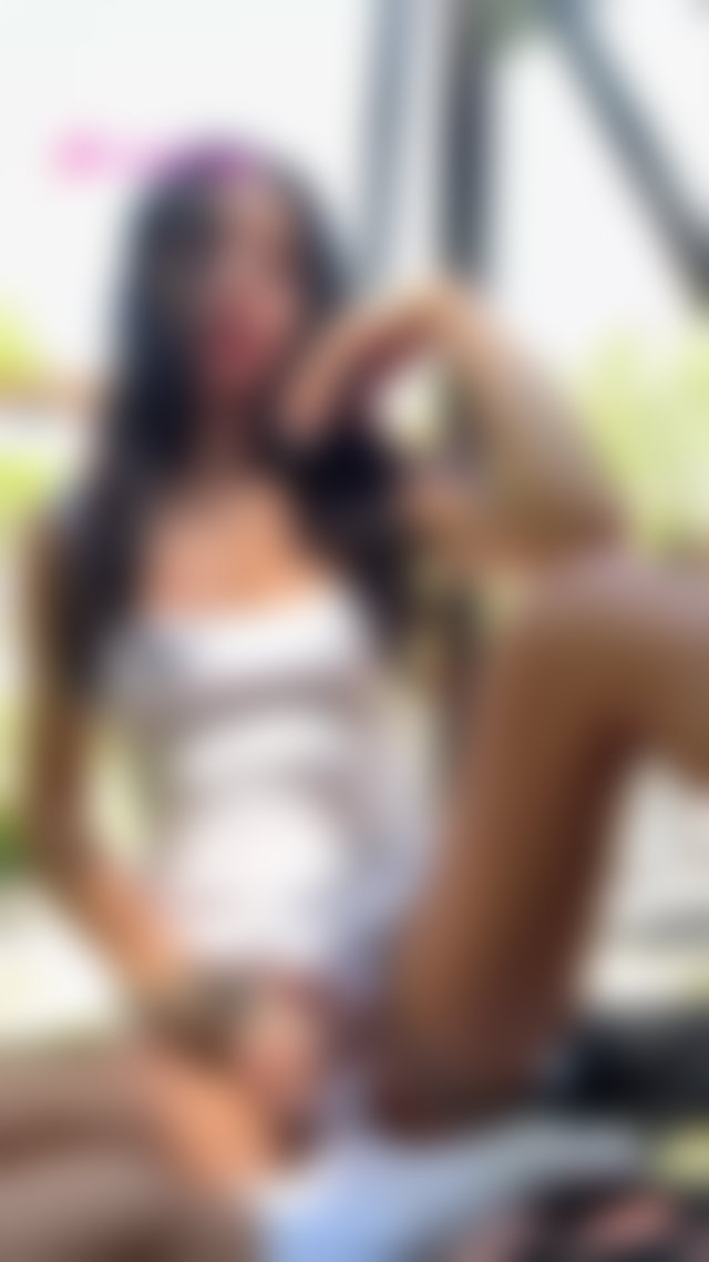 White top fits my curves perfectly for you today 💋. #public #flashing TikTok Porn