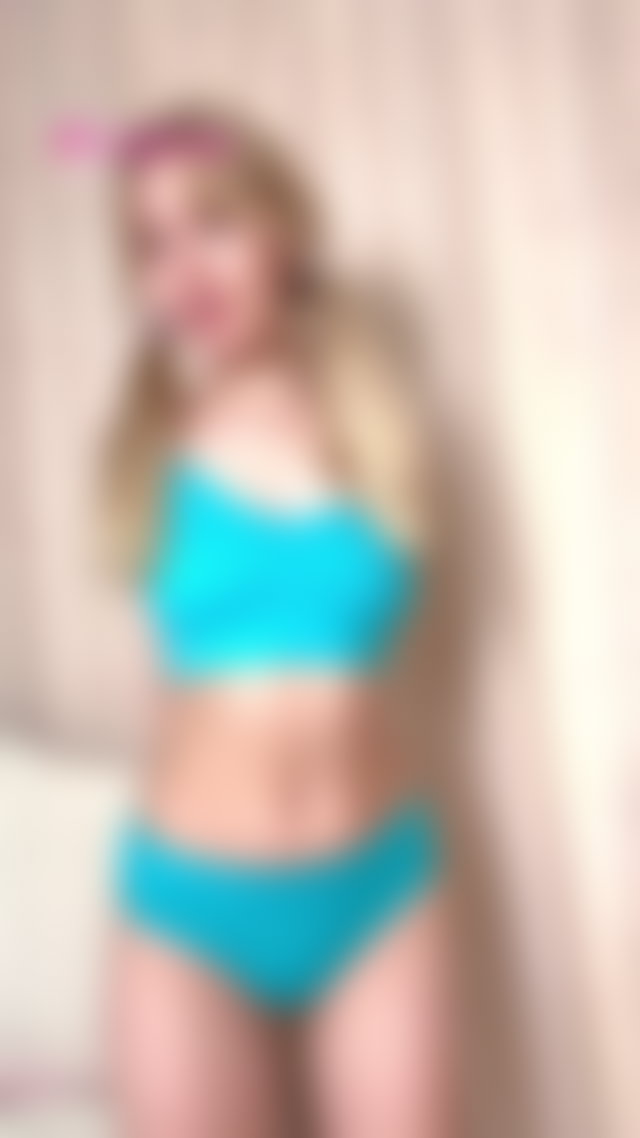 Blonde in pigtails slowly peeling off her top — pure striptease. Unlock full on OnlyFans #teasing #tits #solo TikTok Porn