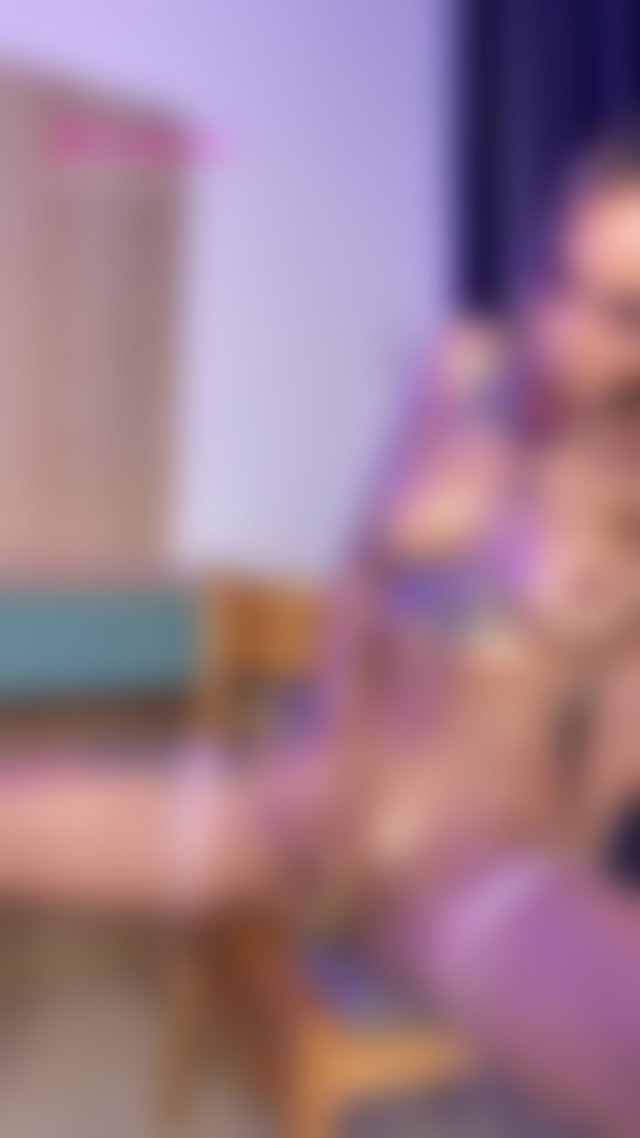 Tattooed babe rides toy slow on wooden chair 🔥 #masturbate #onlyfansleaks TikTok Porn