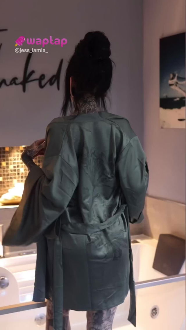 It’s never too late to get na… . . . 📸 @vanessa.marie.fotografin 🖤 #bathroom #backpiece #backpiecetattoos #inked #inkedgirl #tattooart #kimono #hunkemöller #art #blackouttattoo TikTok Porn