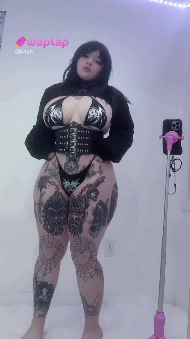 #chubbygirl #gothgirl #emo TikTok Porn