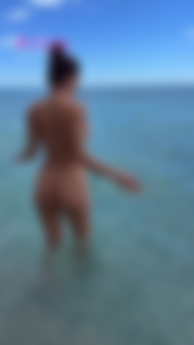 The water’s cold… my nipples are hard 🥶🫦 #onlyfans #beachbabe TikTok Porn