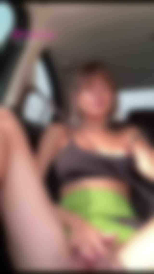 patiently waiting to be covered with your cum. #car #masturbate TikTok Porn