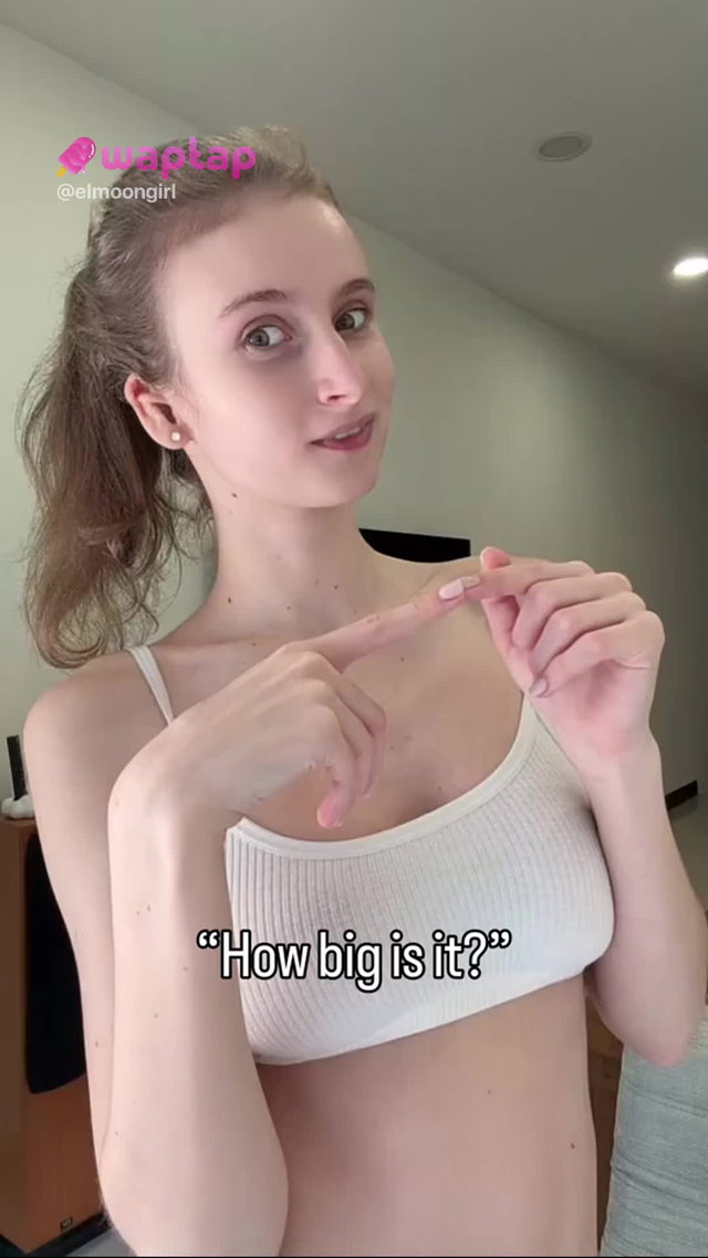Answered the question everyone keeps asking me today and yeah i never measured. Unlock full on OnlyFans #sologirl #nsfw #teasing TikTok Porn