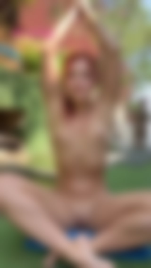 Do you like watching me do naked yoga? 🧘‍♀️ #smalltits #solo #redhead #nude #yoga TikTok Porn