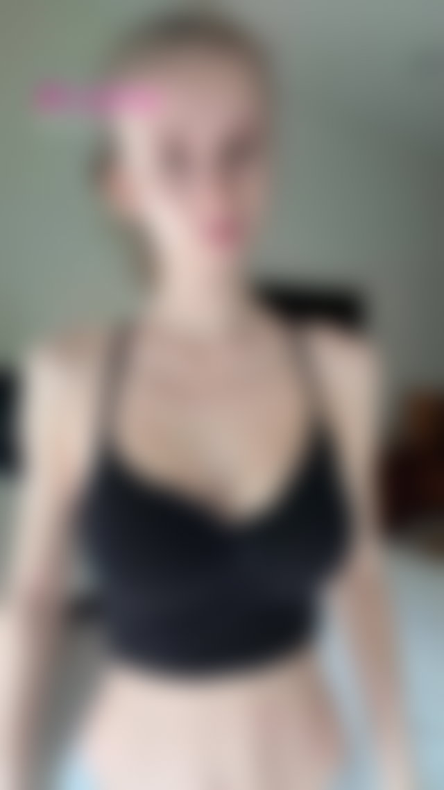 Curly blonde slowly revealing her big tits and smiling. Full video on OnlyFans #sologirl #curlyhair #tits TikTok Porn