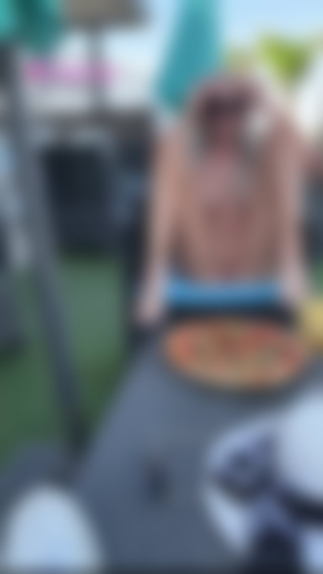 I love pizza 🍕 #pussy #nude #tits #outdoors #flash TikTok Porn