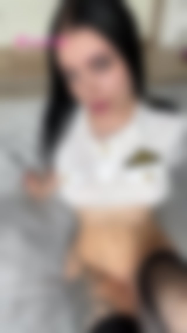 Gorgeous flight attendant flashing her pussy in sheer black stockings. Enter OnlyFans #solo #legspread #pussy TikTok Porn