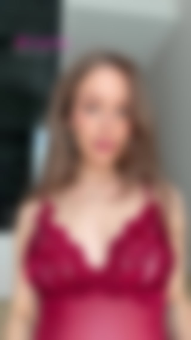 Pulling red lace top to reveal full bust in soft lighting 💦 full solo on OF #brunette #amateur #homemade #perfectbody #solo TikTok Porn